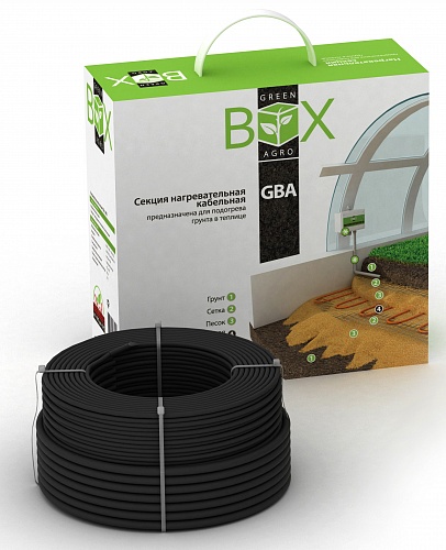 Комплект для обогрева грунта теплиц GREEN BOX AGRO на 3 кв.м.